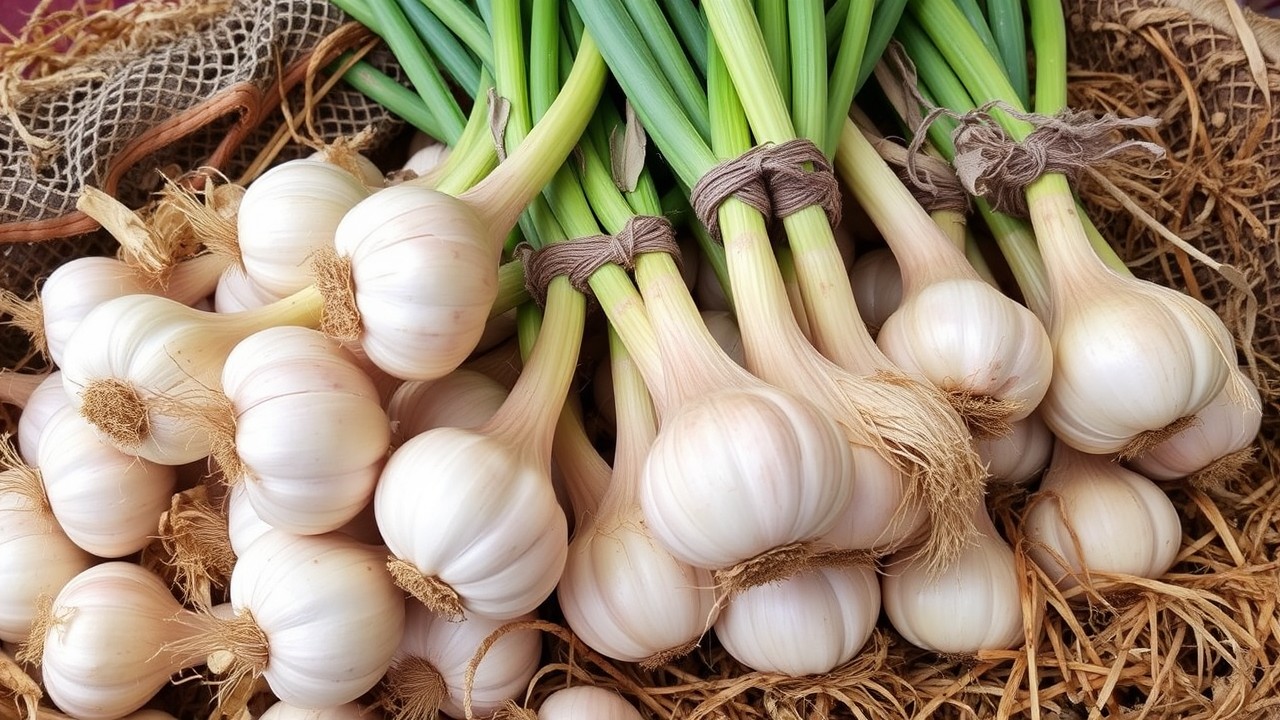 garlic harvest